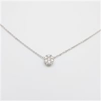 Collier Giorgio Visconti Femme in Or blanc Diamante 0.20 Ct GBX32956 - GBX32956